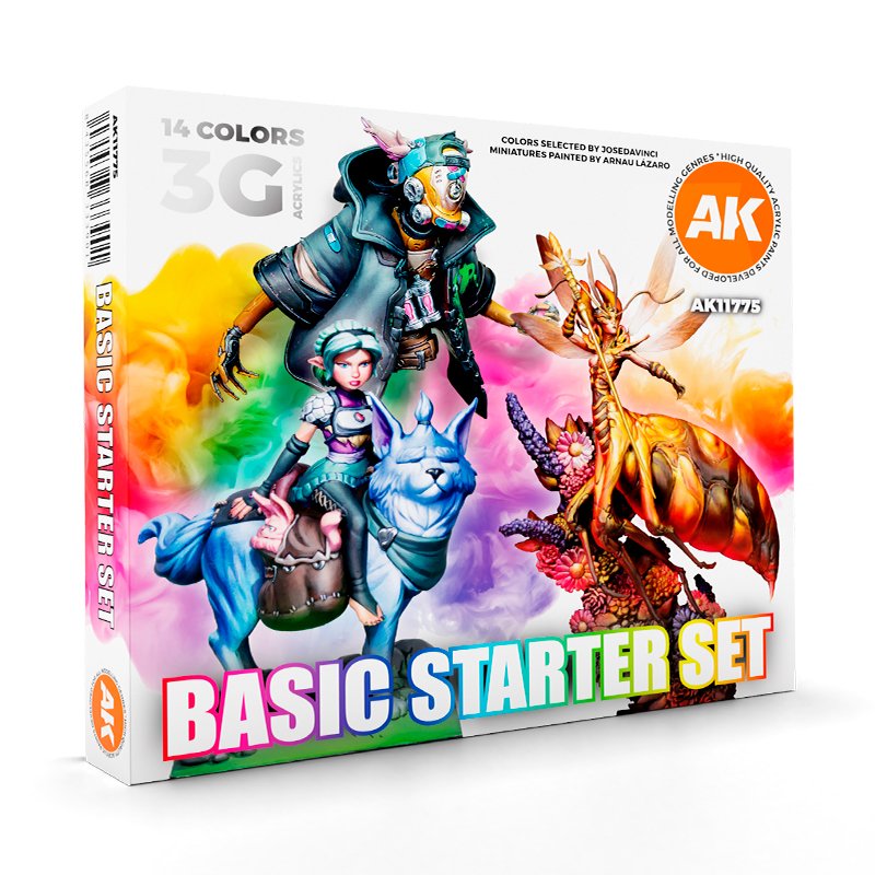 AK Interactive 14 Selected Colors Basic Starter Set | Dungeons